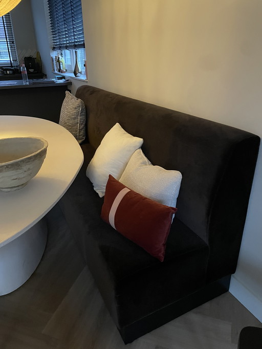 Dining Room Bench Chocolate Brown