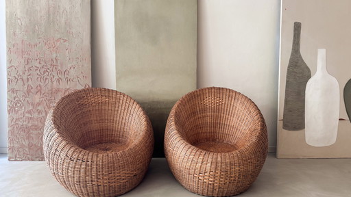 Rattan Chairs, 1970