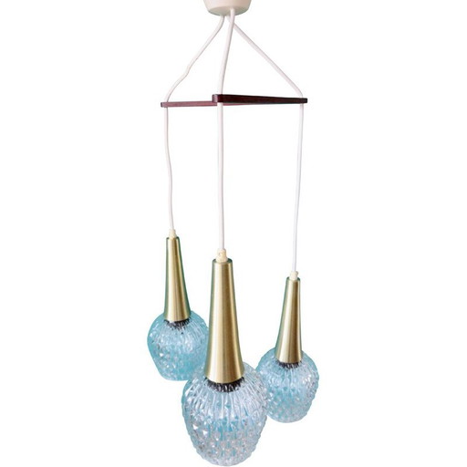 Vintage boemerang hanglamp met waterval, Denemarken 1968
