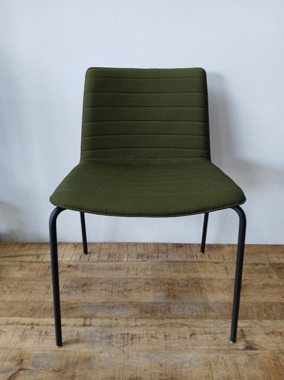 Image 1 of 2x Andreu World Conference Chair, Green