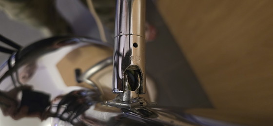 Image 1 of Space Age floor lamp Koch & Lowy Design classic Tulip chrome