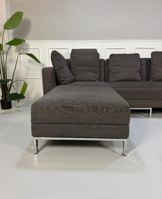Image 1 of Brühl Fourtwo Sofa Stoff Schlafsofa Four Two Grau Braun Daybed