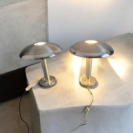 2x vintage Boulanger table lamps
