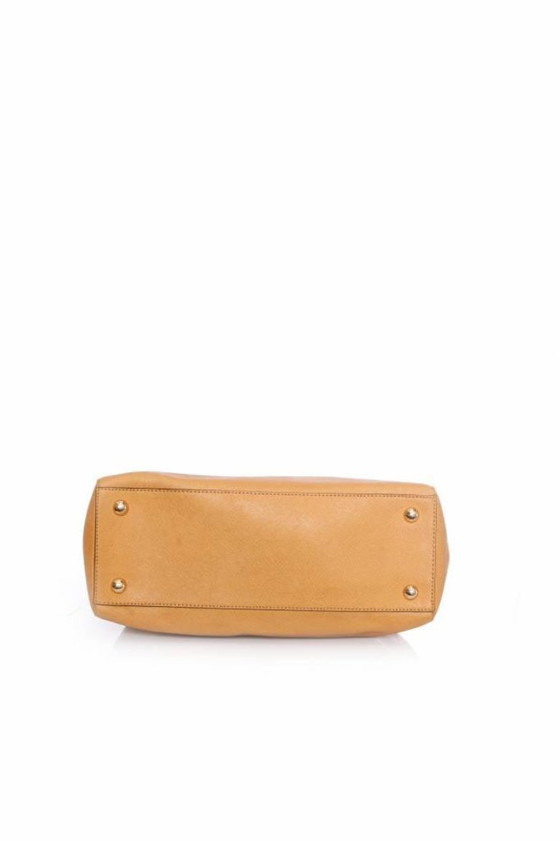 Image 1 of Borsa tote in pelle marrone Michael Kors