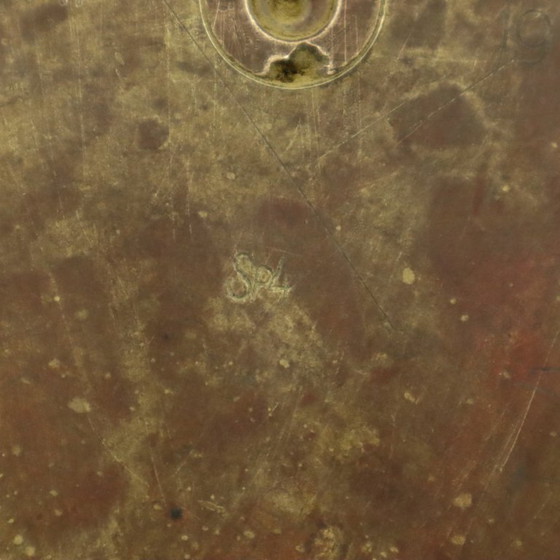 Unieke Obus Paraplubak XL Trench Art 1915 WO1 Leeuwenkoppen – Brass, Vintage (photo 23 of 25)