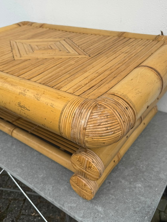 Vintage Bamboe Salontafel – Rattan, Bamboo (photo 2 of 11)