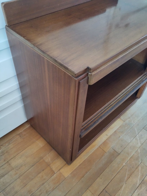 Mahogany Art Deco tea cabinet