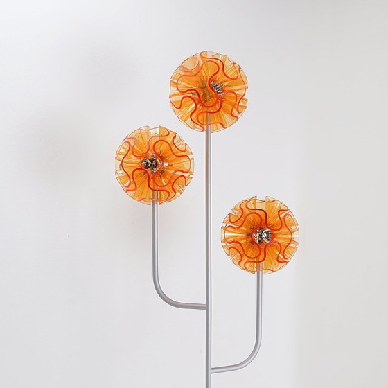 Image 1 of  Lampadaire Orange « Coral Ball » - QisDesign