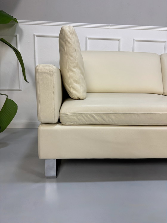 Image 1 of Brühl Alba Sofá de diseño Sofá Leder beige