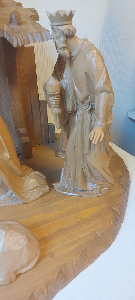 Image 1 of Crèche vintage d'Oberammergau