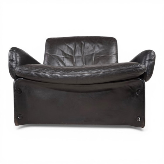 Image 1 of Fauteuil lounge en cuir Carl Straub, 1970
