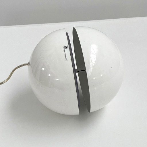 White Sphera Table Lamp by Andrea Modica for Lumess, 1970s