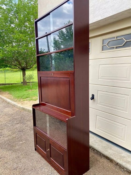 Image 1 of Scrivania a più livelli vintage, libreria, vetrina, scrivania segretaria, bar