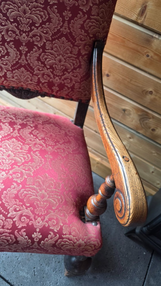 Paar antieke fauteuils -set van 2- Lodewijk stijl – Cotton (photo 2 of 5)