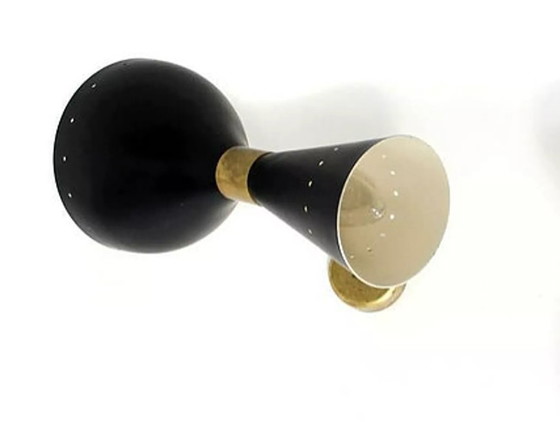 Image 1 of Coppia di lampade da parete Moonlight Black