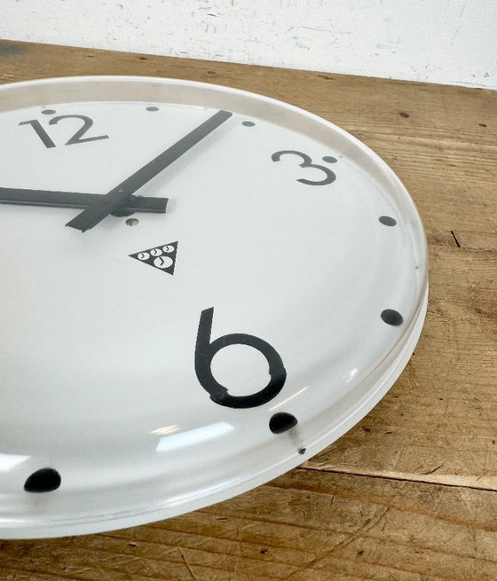 Image 1 of Vintage Office Wall Clock from Pragotron, 1980s