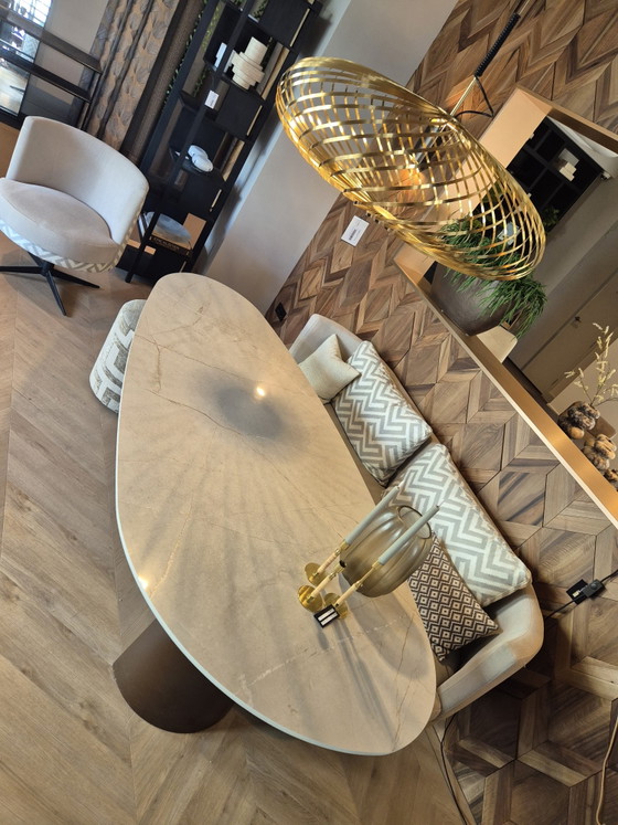 Organic dining table Split Metaform with ceramic top – Metal, Modern (photo 3 of 6)