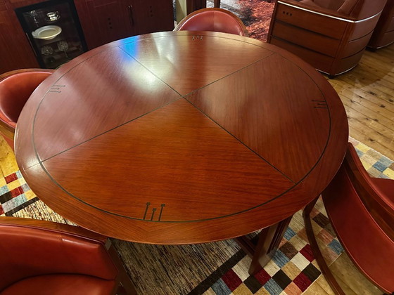 Image 1 of Ensemble de salle à manger Frits Schuitema unique en son genre : Bubinga et ébène