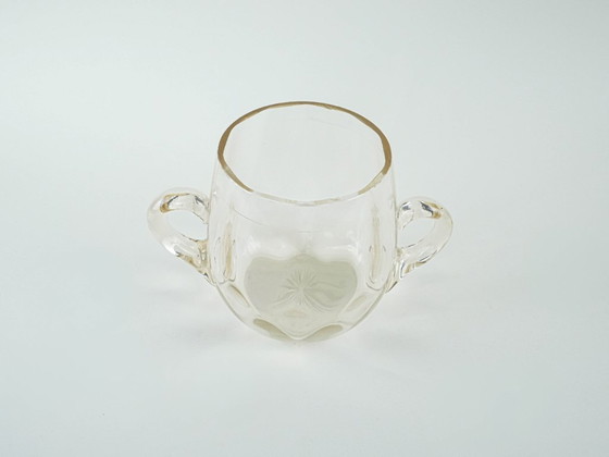 Image 1 of Secchiello per il ghiaccio in vetro, design italiano, anni '70, prodotto in Italia