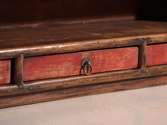 Antiker niedriger Schrank aus Ulmenholz – China, ca. 1900 – Sideboard, Iron (photo 20 of 40)