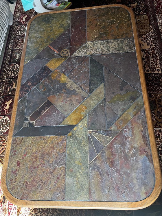 Image 1 of Brutalistischer Couchtisch - Signiert J. Verweji 1991