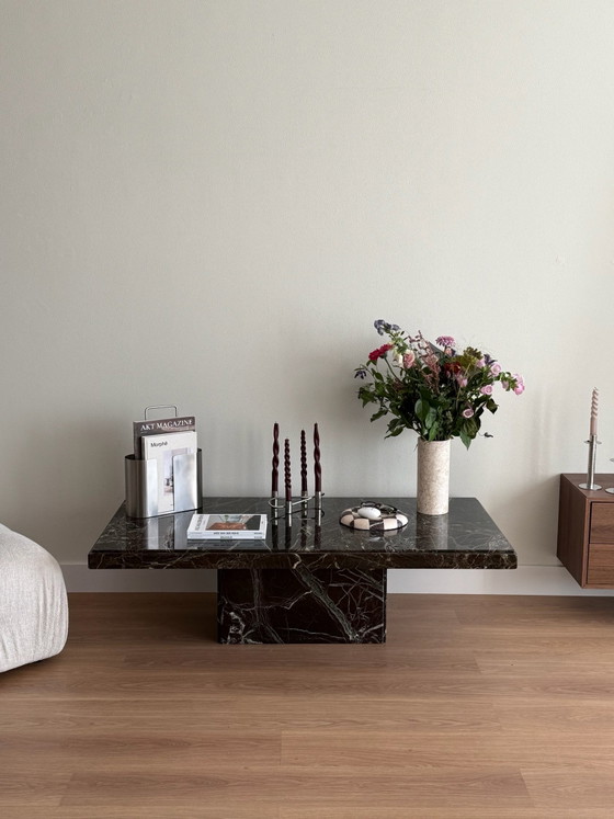 Vintage marmeren salontafel (photo 3 of 9)