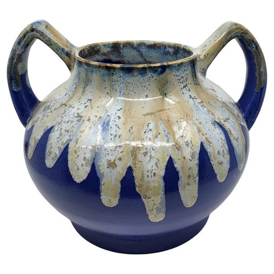 Image 1 of Bleu France 1940 ceramic "Alpho" vases