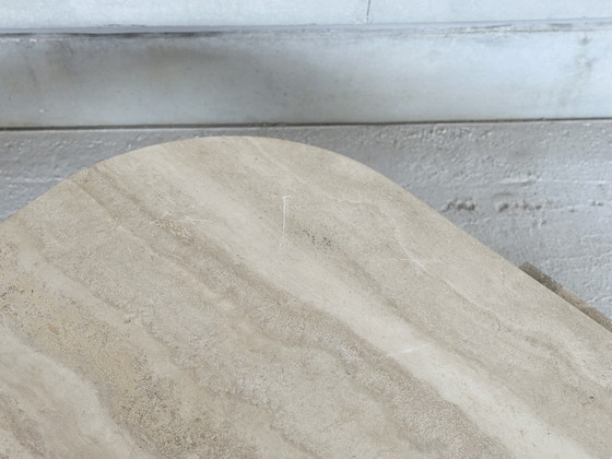 Image 1 of Vintage Travertine Coffee Table, 1980's