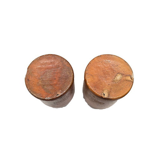 Vecchi barattoli per conserve di Krumeich, circa 1890-1940