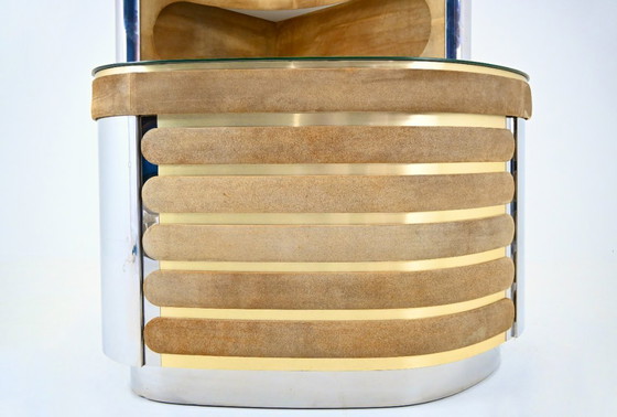 Image 1 of Barset toegeschreven aan Willy Rizzo, jaren 70