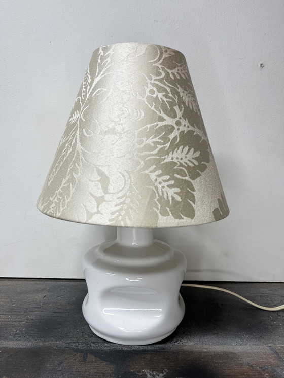 Image 1 of Vintage mid-century Porcelaines de Bruxelles table lamp