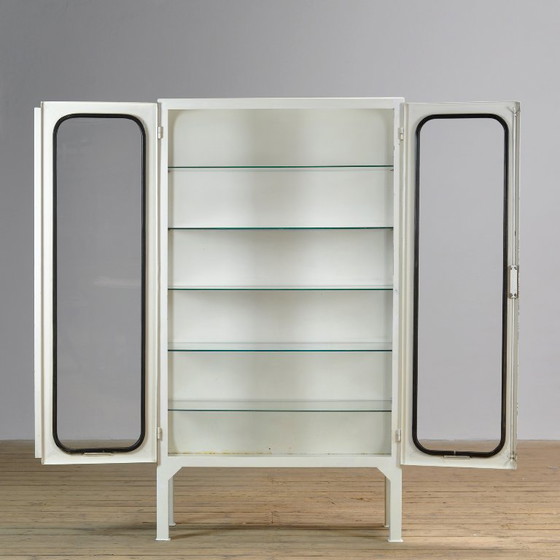 Mobile medico vintage, anni '70 – Vetrine, Glass, Metal (photo 4 of 9)