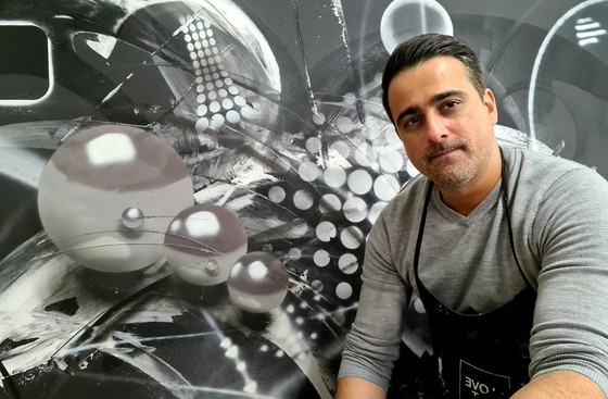 Image 1 of Parscha Mirgawameddin - Graph 590 XL - Künstlergemälde