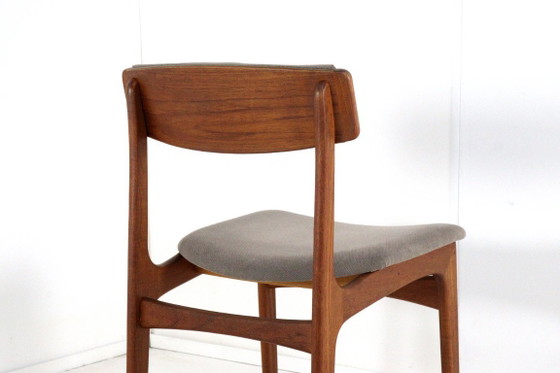 Image 1 of Set 6 Thorsø Stole- og Møbelfabrik stoelen vintage Deens
