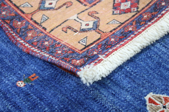 Image 1 of Tapis persan original noué à la main Gabbeh Ghashghaï 160 X 100 cm Nomade