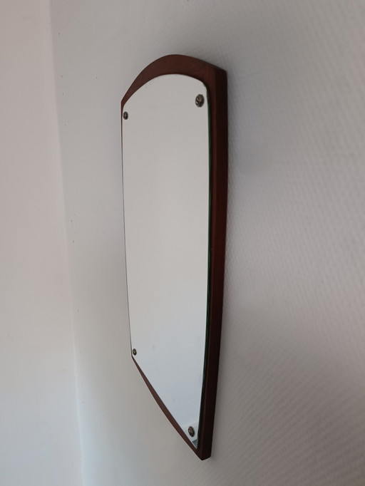 Vintage Danish mirror in teak