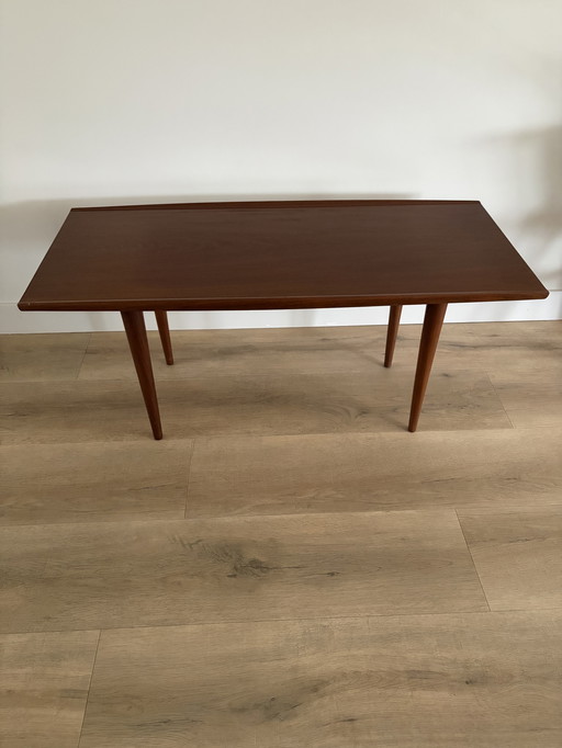 Table de salon Deense teakhouten du milieu du siècle