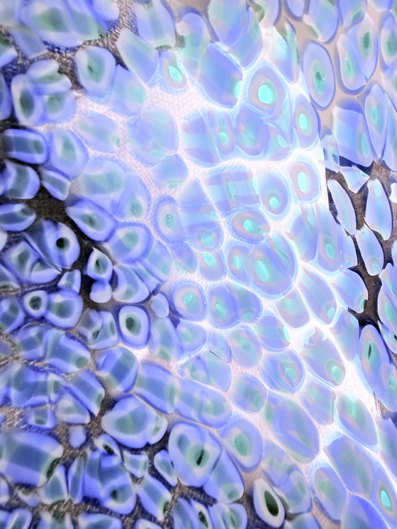 Image 1 of Lampada da soffitto di Gae Aulenti della serie "Neverrino". Produzione Vistosi, Murano, anni '70.