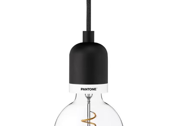 Pantone black - 3 new Pendant lamps - DENEB Cap-hanger, rvs, Textile (photo 2 of 5)