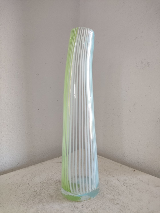 Image 1 of Vaso di design vintage in filigrana di Murano Dino Martens