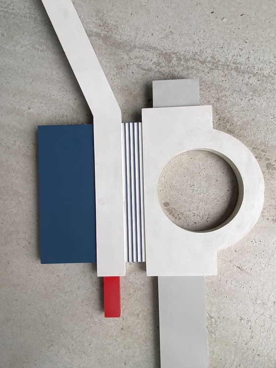 Image 1 of Scultura murale di François Decq, composizione astratta, 89