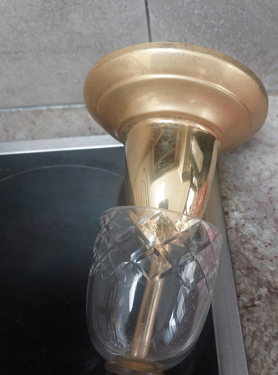 Palwa Chandelier 10 kg Lead Crystal Restored and Polished – Glass (photo 11 of 14)
