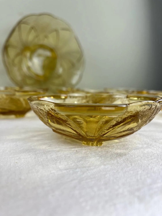 Servizio Art Déco ambra – Ciotole, Crystal, Glass, Art Deco (photo 9 of 9)