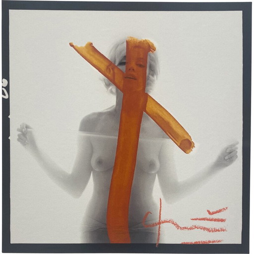 Vintage-Foto von Marilyn Crucifix II von Bert Stern, 2011