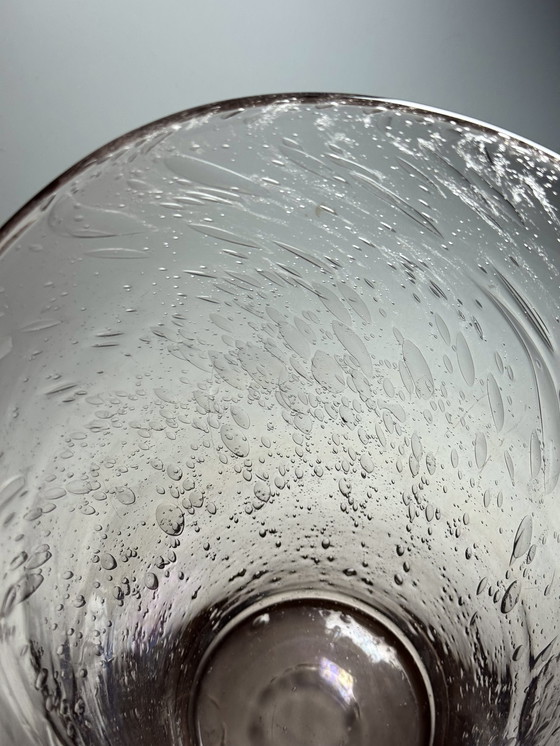 Image 1 of La Verrerie de Biot (France) - Large Hand-Blown Decorative Vase