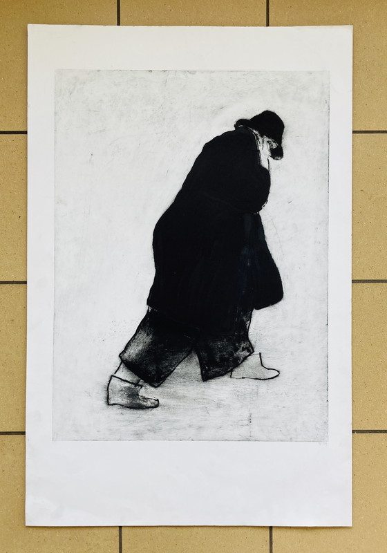 Image 1 of Krin Rinsema - Etching - Running Person