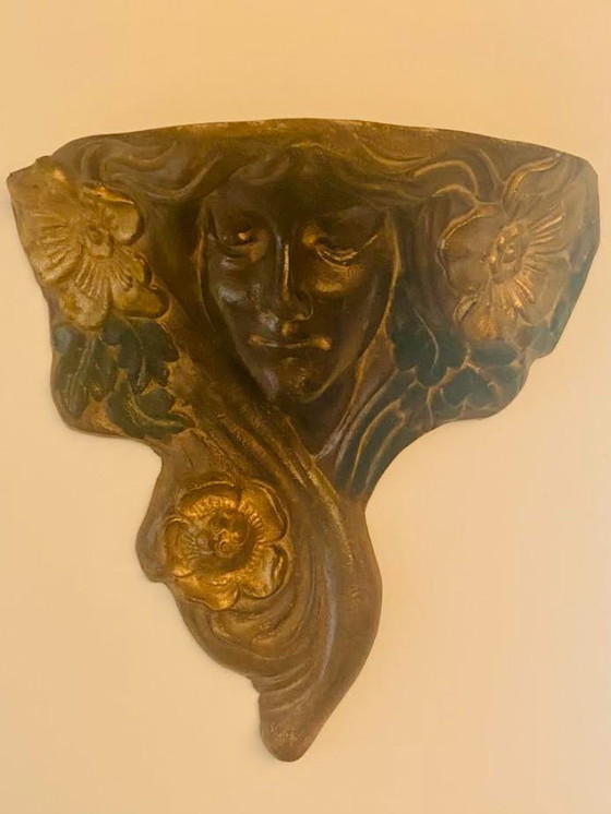 Image 1 of Pair of Mucha planters