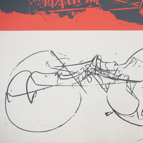 Image 1 of Emilio Scanavino, serigrafía, prueba de artista, 1969
