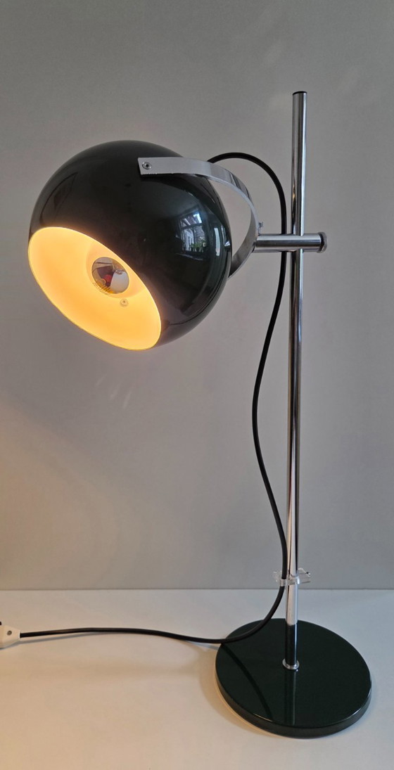 Image 1 of Vintage table lamp - Gepo - 1970s - Green