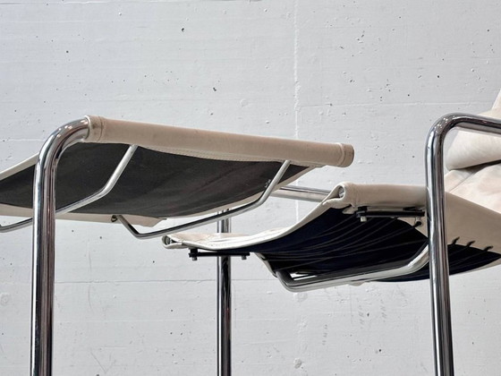 Fauteuil Cantilever Vintage Heinrich Pfalzberger avec Ottoman, Suisse – Leather (photo 5 of 16)